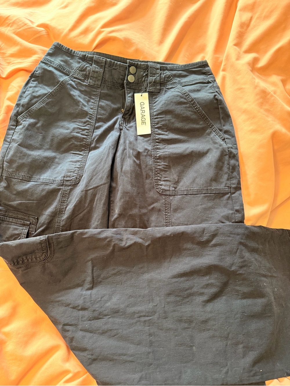 Garage Cleo Navy Cargo Pants - Picture 5 of 8
